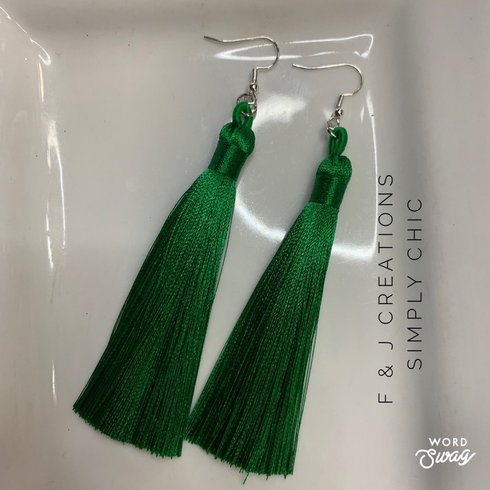 Silk Tassel Earrings